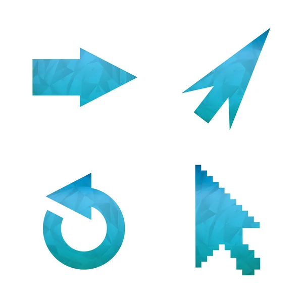Pijlen pictogrammen — Stockvector