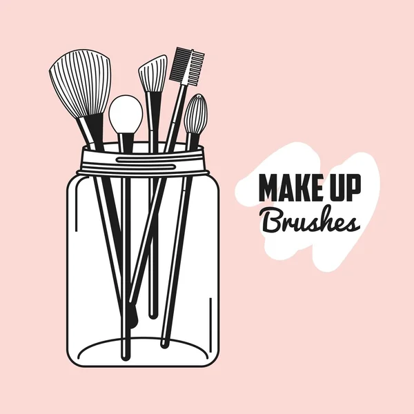 Female beauty, makeup concept design Royalty Free Stock Vectors