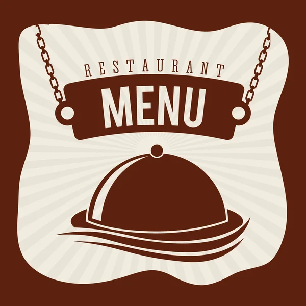 Шаблон меню ресторану — стоковий вектор
