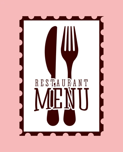 Szablon menu restauracji — Wektor stockowy