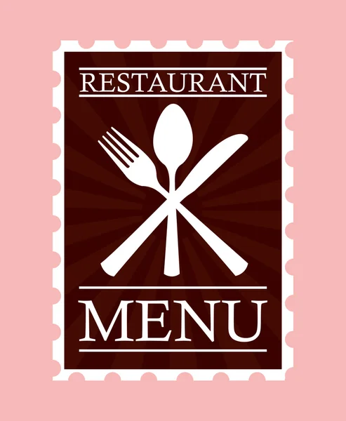 Restaurant menu template — Stock Vector