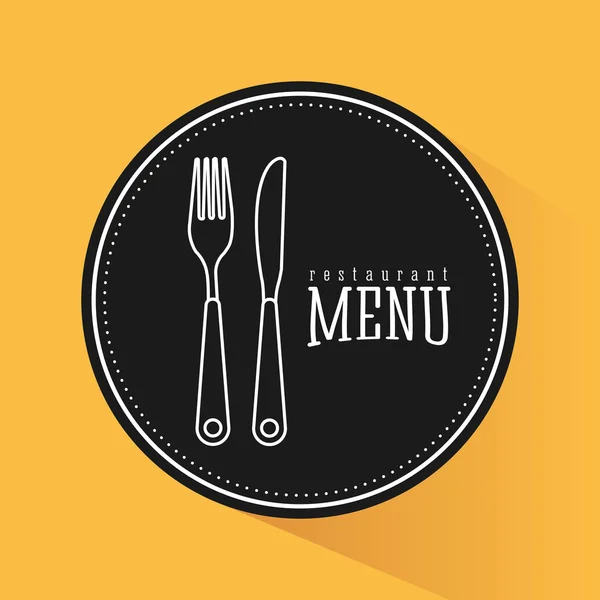Restoran Menü şablonun — Stok Vektör