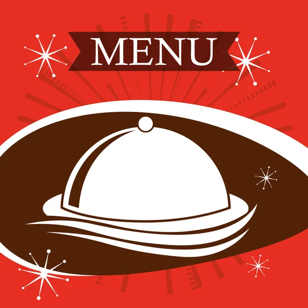 Шаблон меню ресторана — стоковый вектор