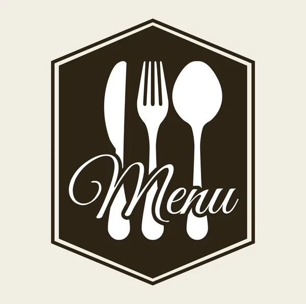 Modèle de menu restaurant — Image vectorielle