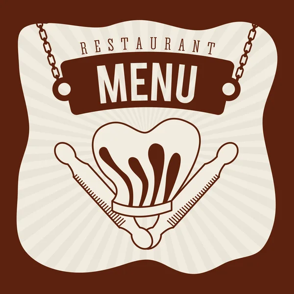 Restaurant menu template — Stock Vector