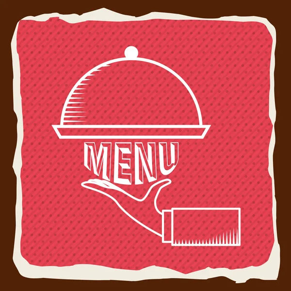 Modèle de menu restaurant — Image vectorielle