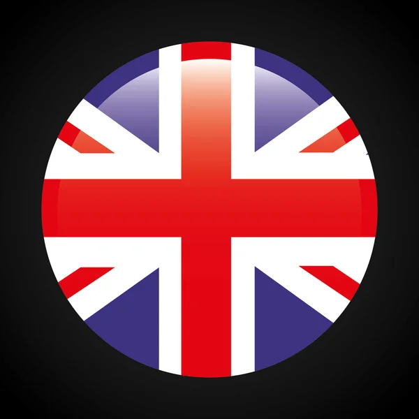 Godło Flaga Wielkiej Brytanii — Wektor stockowy