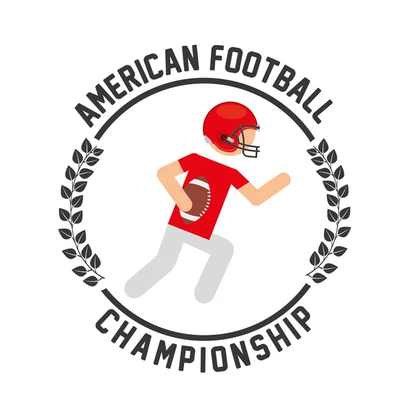 American football — Stock Vector