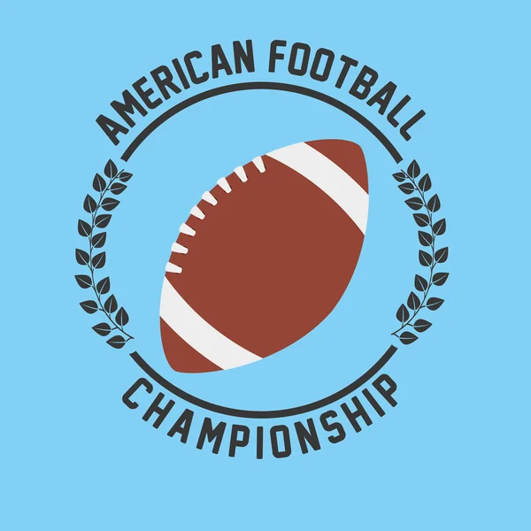 Amerikanischer Fußball — Stockvektor
