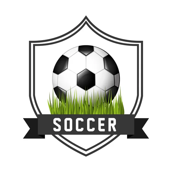 Soccer, football sport design — Stock Vector