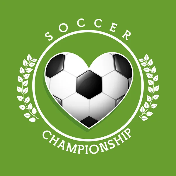 Soccer, football sport design — Stock Vector