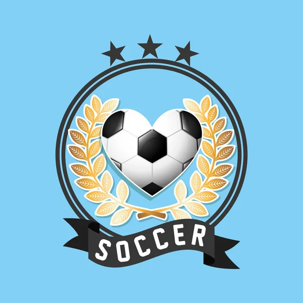 Soccer, football sport design — Stock Vector