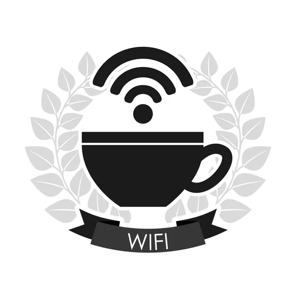 Wi-Fi bağlantısı — Stok Vektör