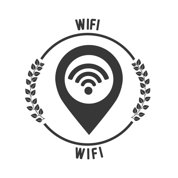 Conexão wifi — Vetor de Stock