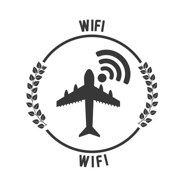 Wifi-tilkopling – stockvektor