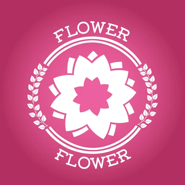 Ícone de flor, símbolo — Vetor de Stock