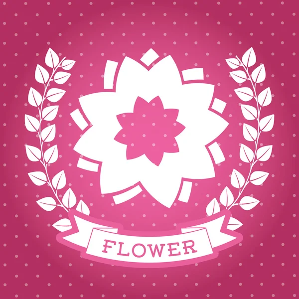 Flower icon, symbol — Stock Vector