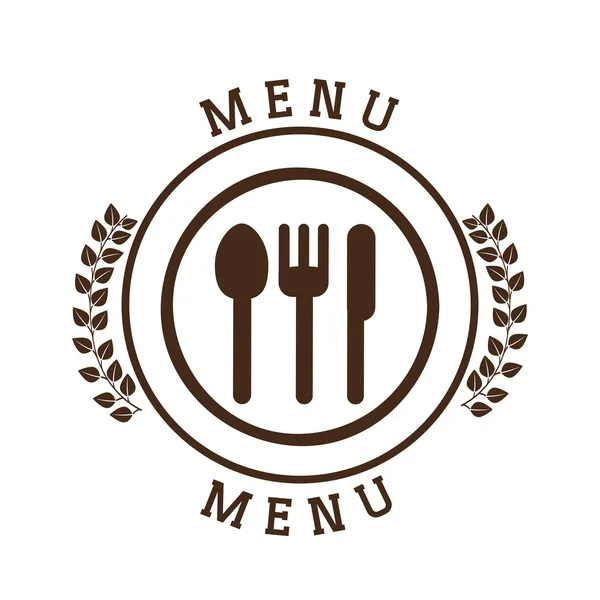 Menú Restaurante — Vector de stock