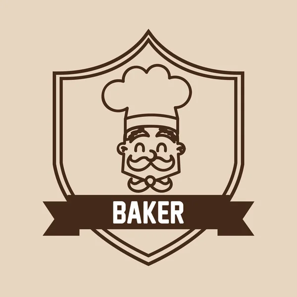 Bakkerij pictogram — Stockvector