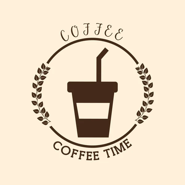 कॉफी समय — स्टॉक वेक्टर