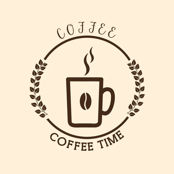 Kaffeezeit — Stockvektor