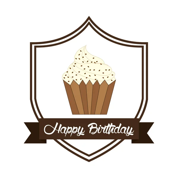 Happy birthday card design — Stockový vektor