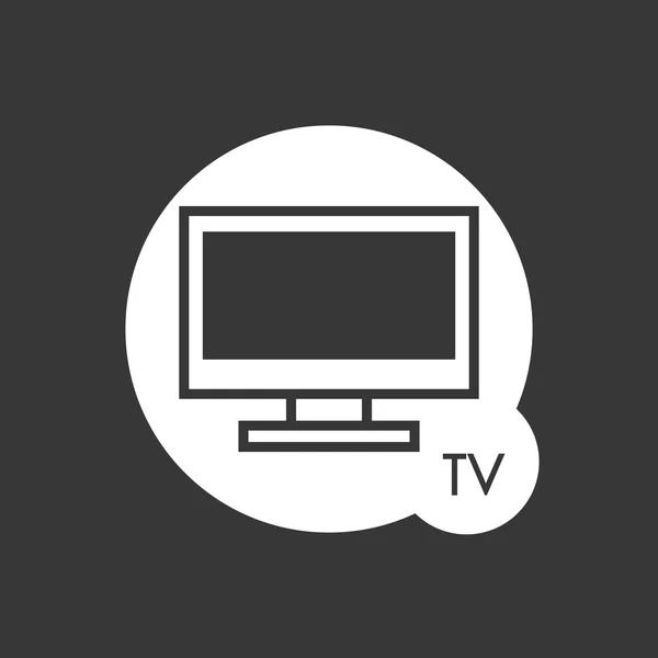 Icono de TV — Archivo Imágenes Vectoriales