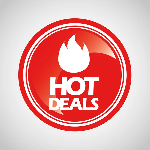 Hot deal — Stock Vector