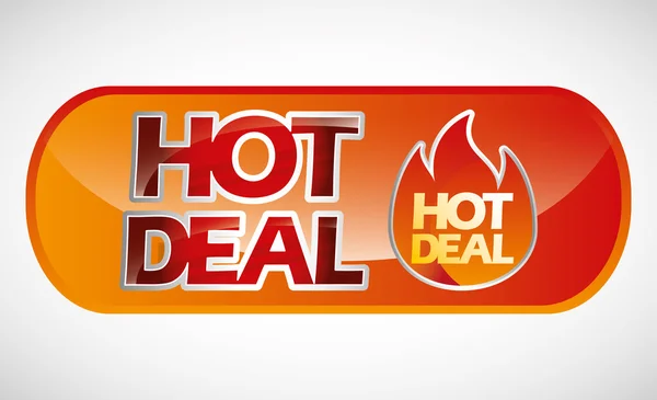 Hot deal, progettazione di vendita — Vettoriale Stock