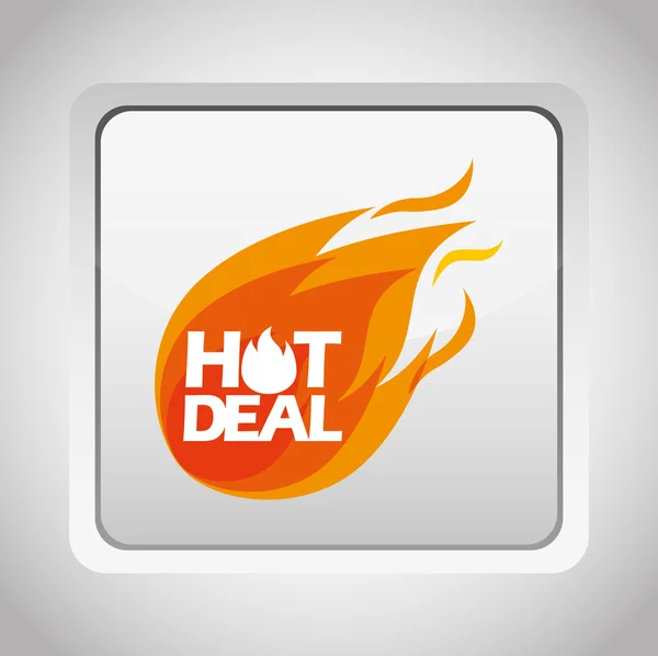 Hot deal, progettazione di vendita — Vettoriale Stock