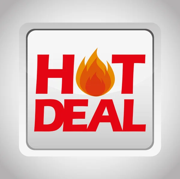 Hot deal, progettazione di vendita — Vettoriale Stock