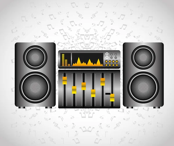 Música gadget — Vector de stock