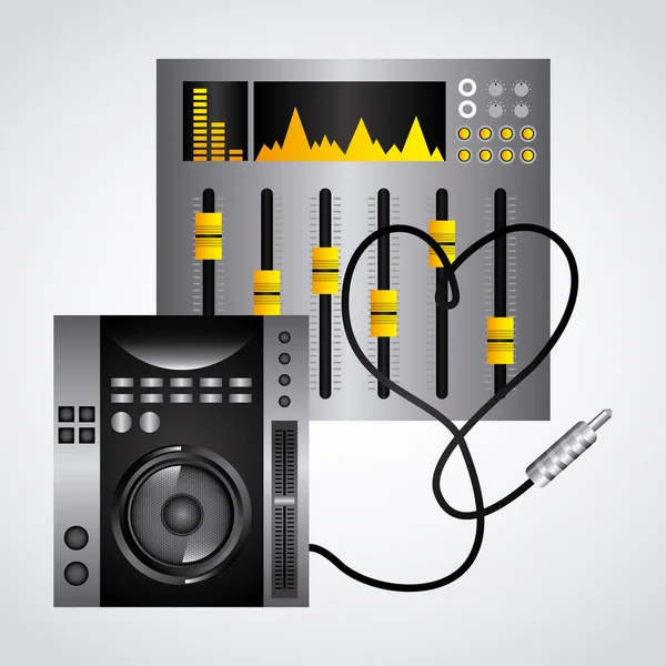 Music lifestyle — Stock Vector