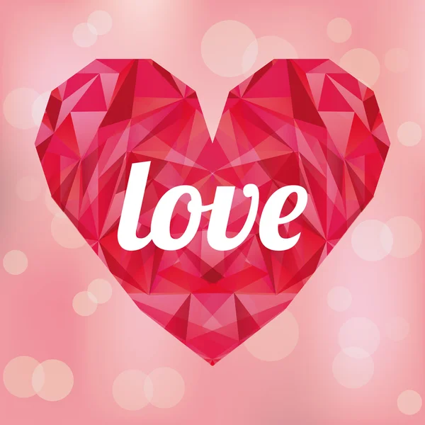 Love card — Stock Vector