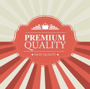 Vintage retro tasarımı.