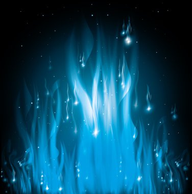 Yangın dijital tasarım.