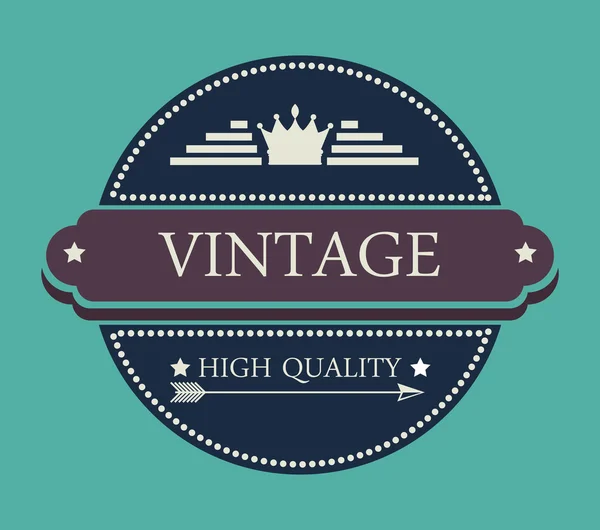 Vintage design retrò . — Vettoriale Stock