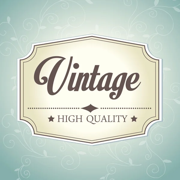 Vintage retro design. — Stock Vector