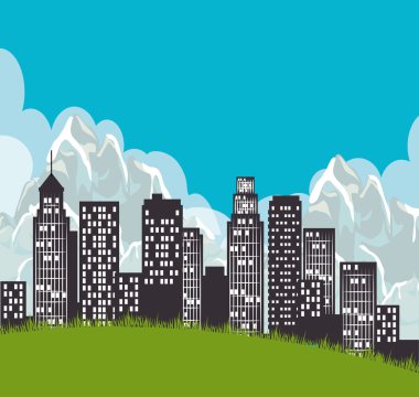 Şehir kentsel tasarım.