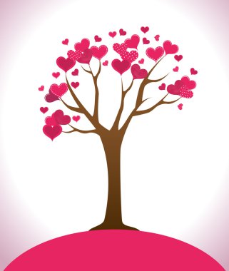 Romantik aşk tasarımı.