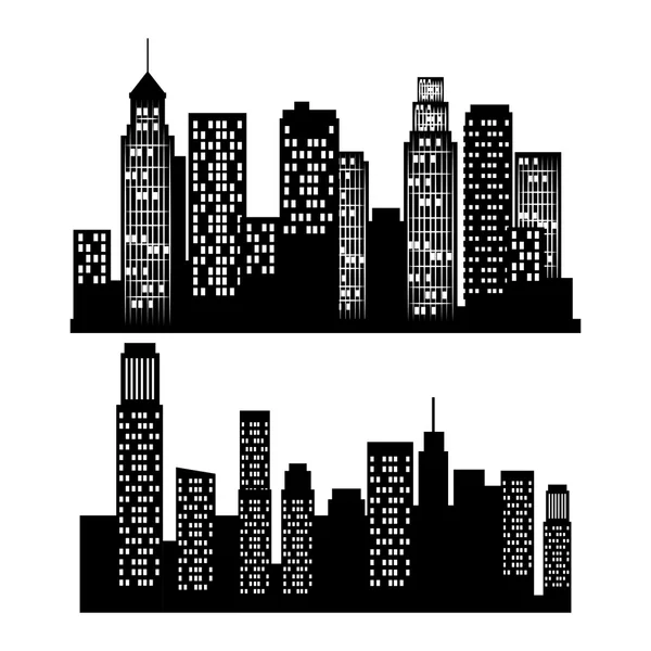 Ciudad diseño urbano . — Vector de stock