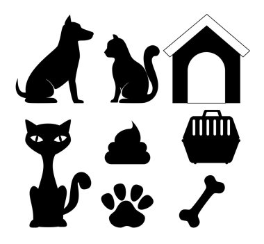 Evde beslenen hayvan dijital tasarım