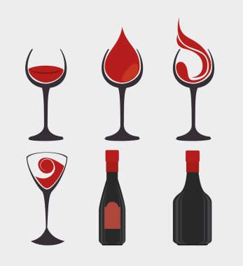 Şarap dijital tasarım.