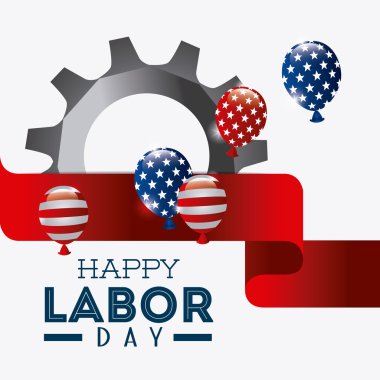 Mutlu İşçi Bayramı Tasarımı.