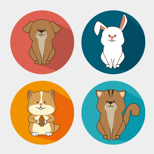 Diseño digital para mascotas — Archivo Imágenes Vectoriales