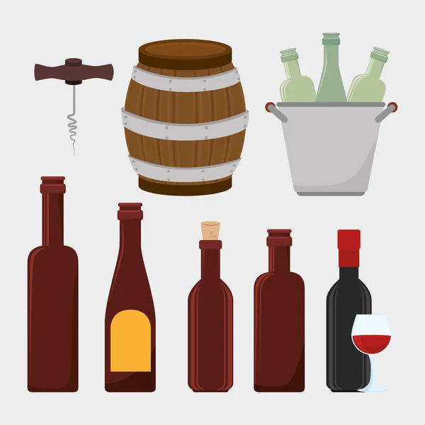 Wine digital design. — Stock Vector