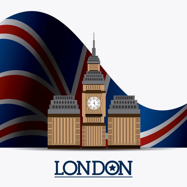 英国ロンドンのデザイン. — ストックベクタ
