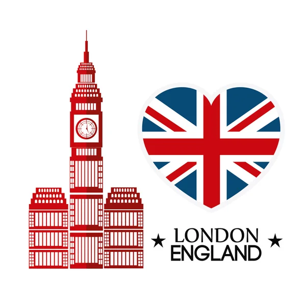 Reino Unido londres design . —  Vetores de Stock