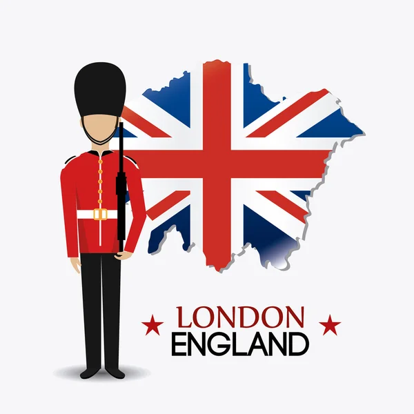Velká Británie Londýn designu. — Stockový vektor