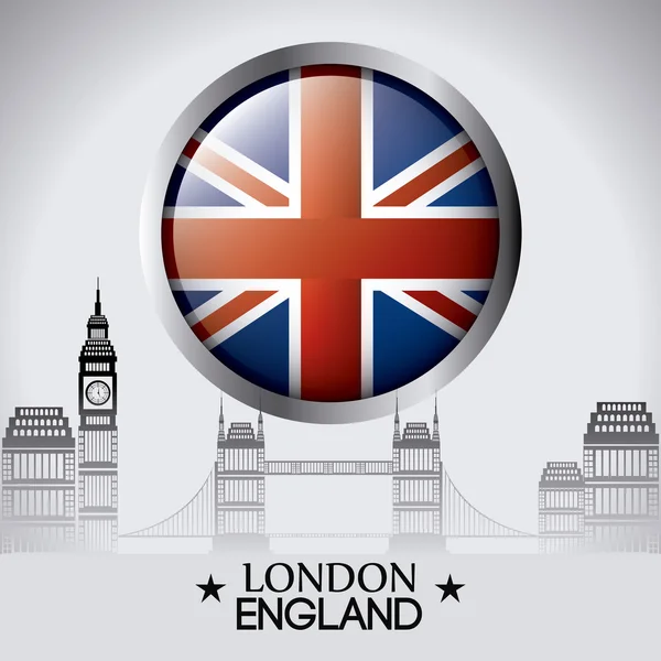 Egyesült Királyság London design. — Stock Vector